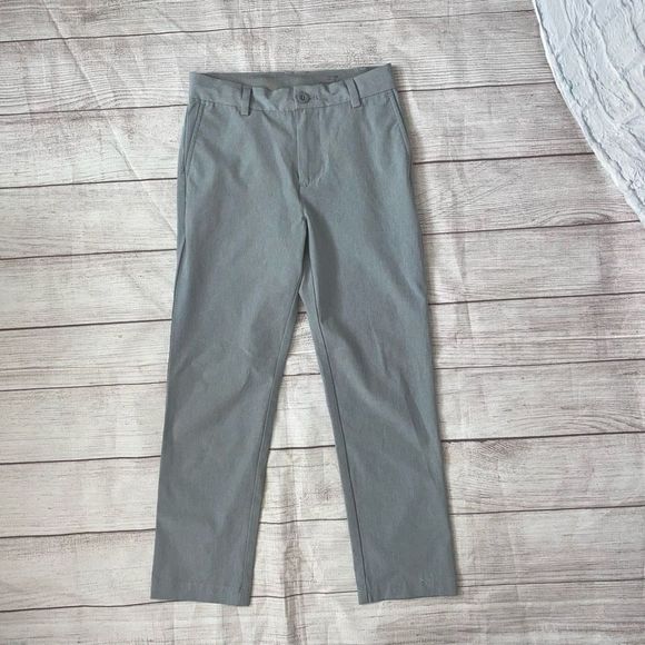 Vineyard Vines flat front performance semi casual pants grey big kids boys 10
